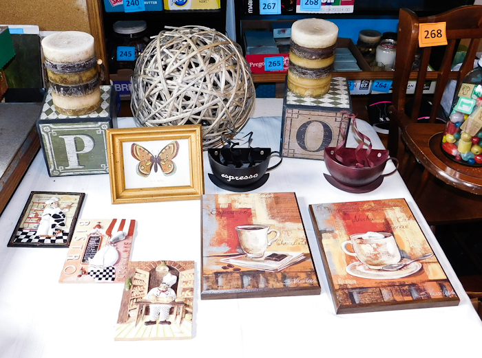 lot 269 image: cafe coffee decor wall art candles and more