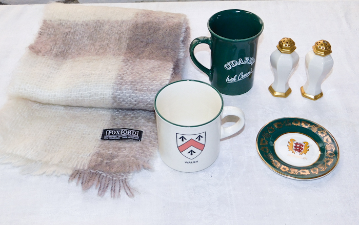 lot 54 image: Irish Mohair scarf Nice lot of items made in Ireland