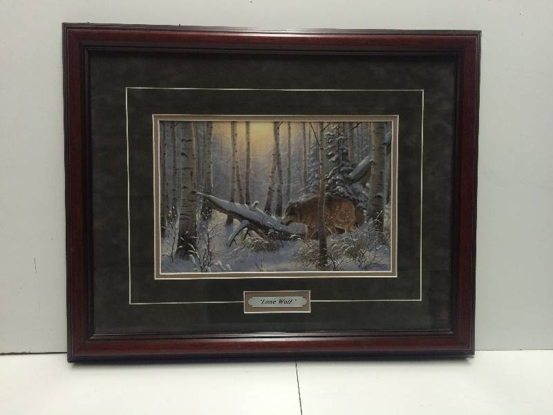 Lone Wolf Framed Picture