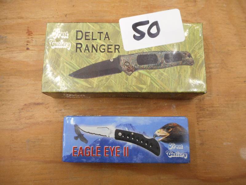 lot 50 image: (2) Frost Cuttlery Collectors Knive...