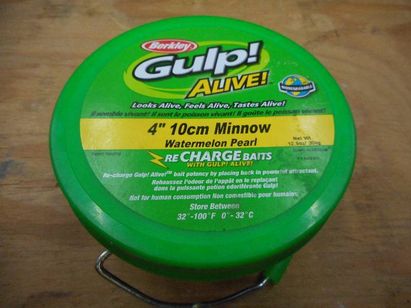lot 62 image: 12oz Berkley Gulp Alive, 4 (10cm) ...