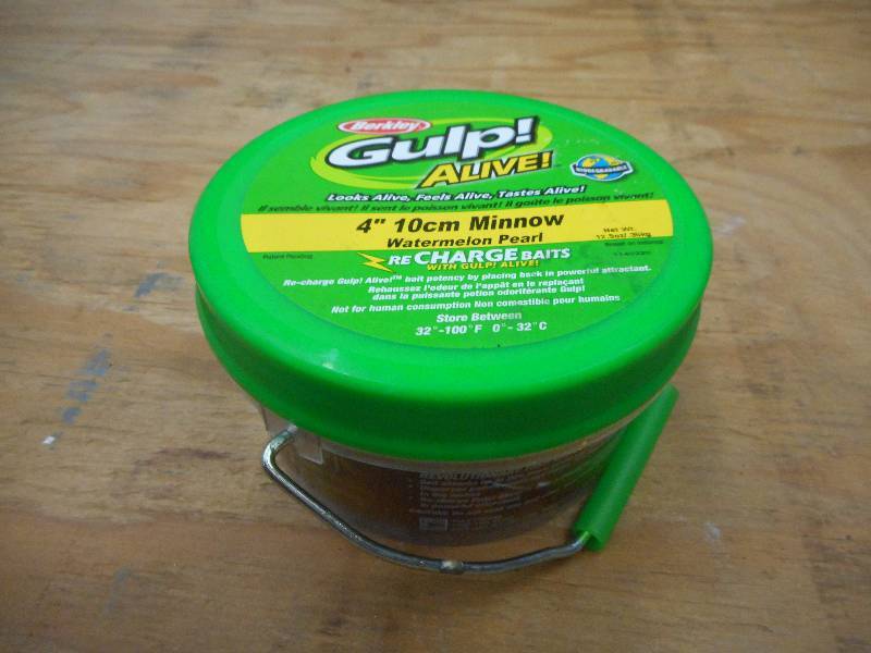 lot 63 image: 12oz Berkley Gulp Alive, 4 (10cm) ...