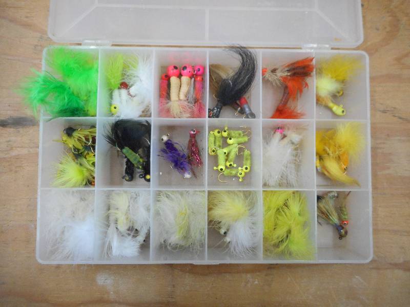 lot 84 image: Plastic Box Full Of Assorted Jigs ...