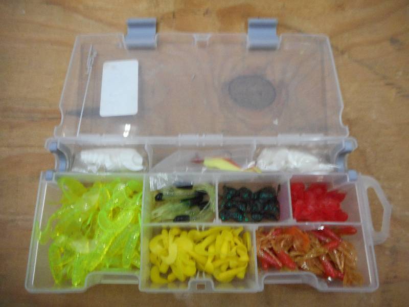lot 102 image: Plastic Box Full Of Assorted Panfis...