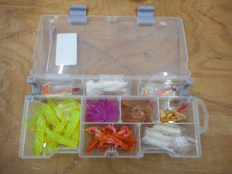 lot 104 image: Plastic Box Full Of Assorted Panfis...