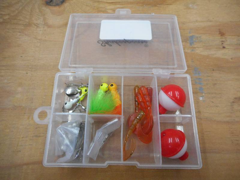 lot 110 image: Plastic Box Full Of Assorted Tackle...