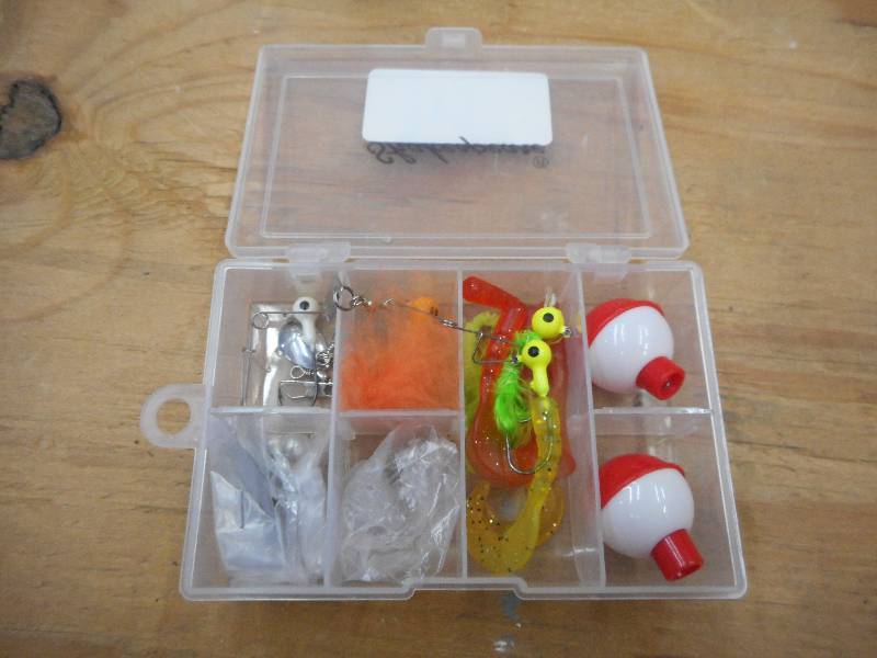 lot 111 image: Plastic Box Full Of Assorted Tackle...