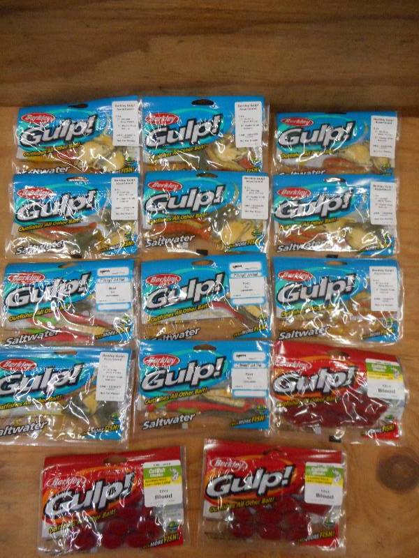 lot 129 image: Bag Of Assorted Rubber Baits ...
