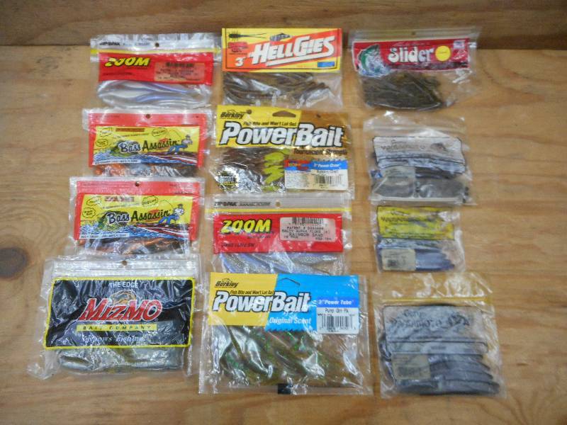 lot 131 image: Bag Of Assorted Rubber Baits ...