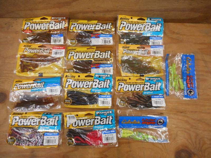 lot 132 image: Bag Of Assorted Rubber Baits ...