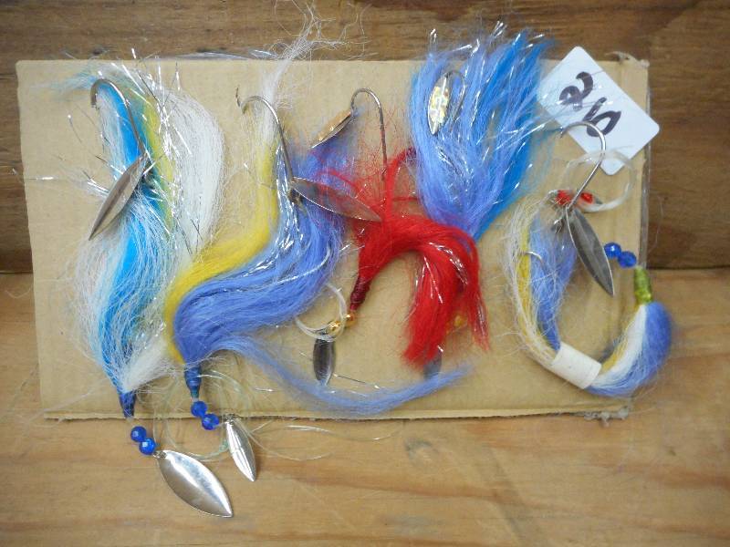 lot 210 image: (5) Assorted Deepwater Spinner Lure...