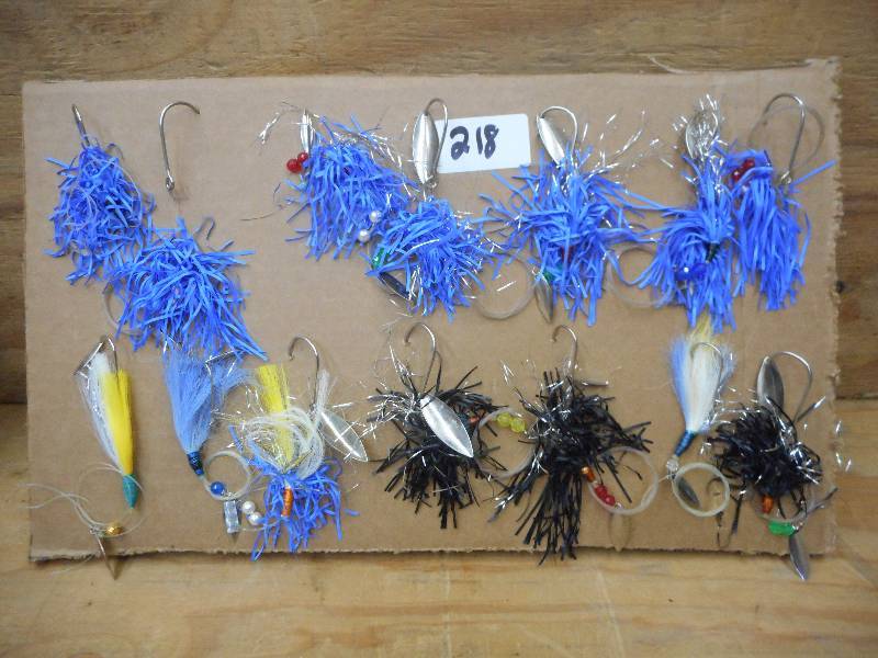 lot 218 image: (14) Assorted Deepwater Spinner Lur...