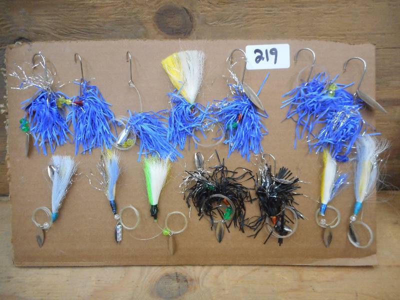 lot 219 image: (14) Assorted Deepwater Spinner Lur...