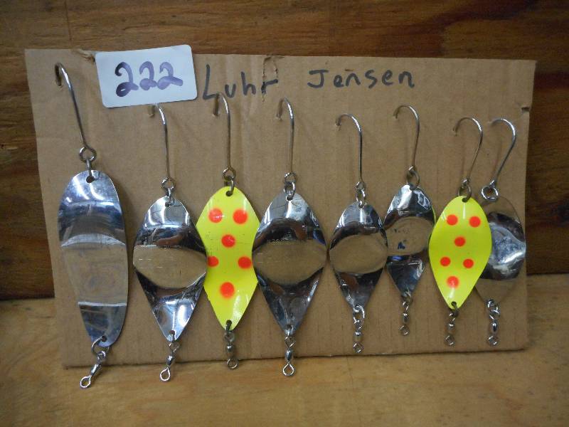 lot 222 image: (8) Luhr Jensen Spoon Lures ...