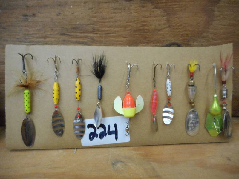 lot 224 image: (10) Assorted Spinner Lures ...