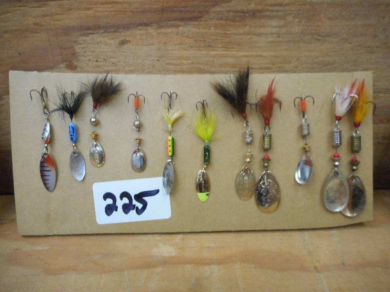lot 225 image: (11) Assorted Spinner Lures ...