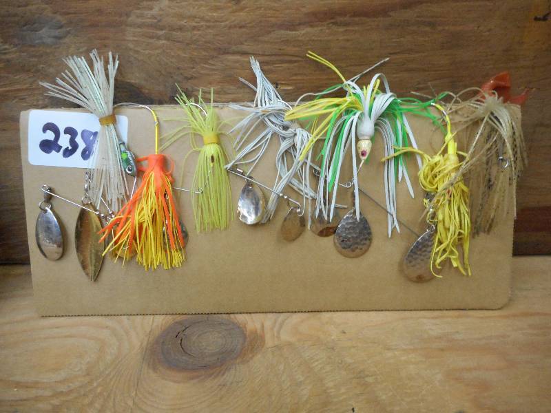 lot 238 image: (6) Assorted Spinner Lures ...