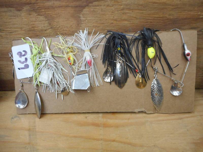 lot 239 image: (7) Assorted Spinner Lures ...