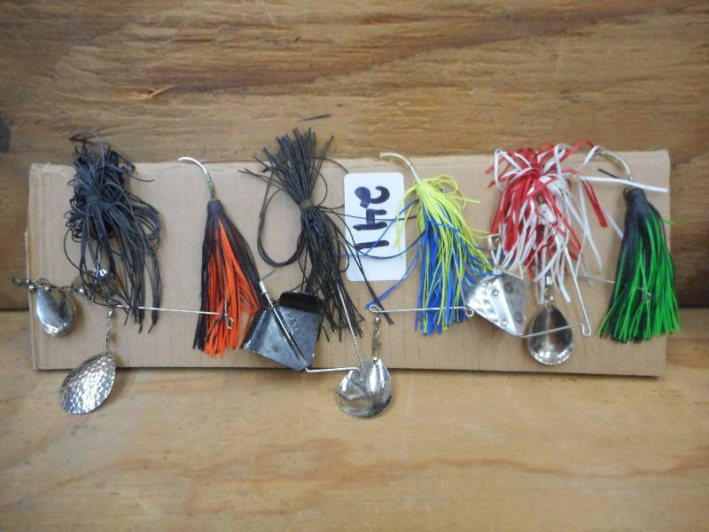 lot 241 image: (6) Assorted Spinner Lures ...