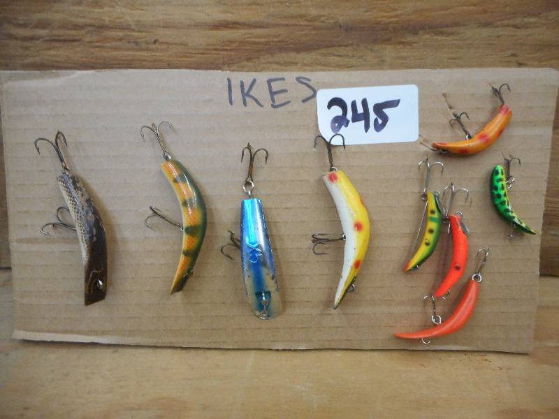 lot 245 image: (9) Lazy Ike Lures ...
