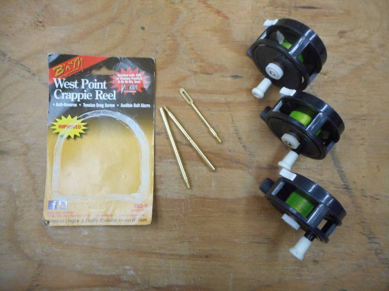 lot 249 image: (3) West Point Crappie Reels ...