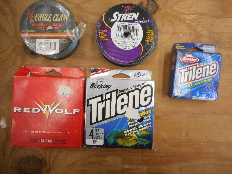 lot 286 image: Lot Of Assorted Fishing Line ...