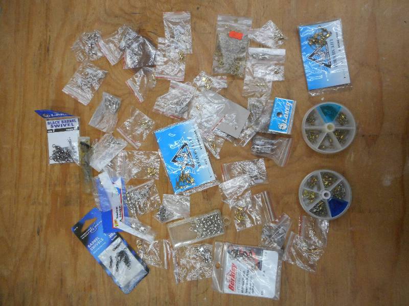 lot 304 image: Lot Of Assorted Swivels & Etc ...