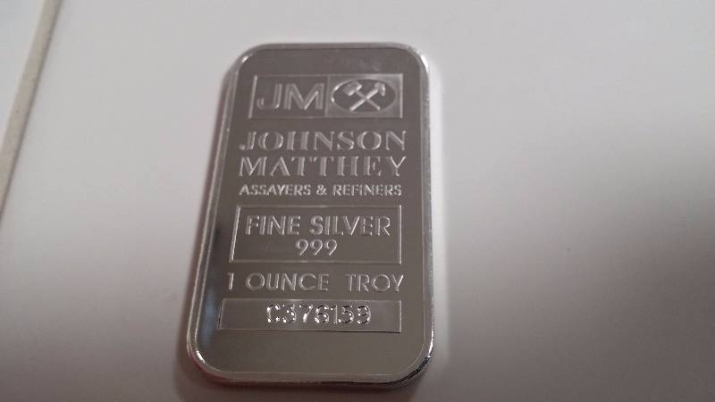 Johnson Matthey Silver Bar