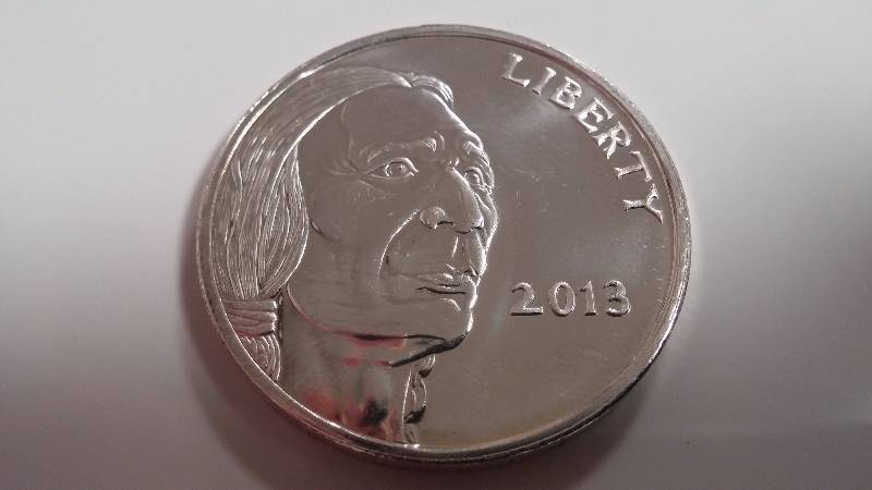 Buffalo  Indian Head Design Silver Round 2013