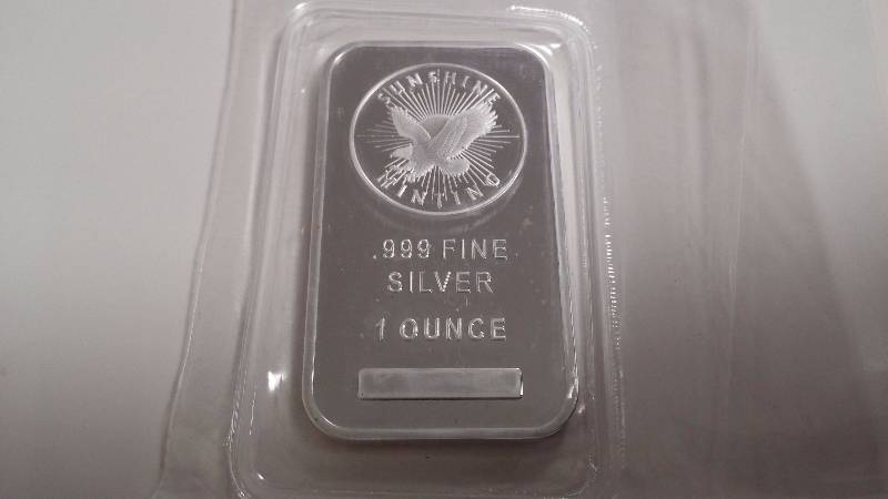 Sunshine Mint Silver Bar