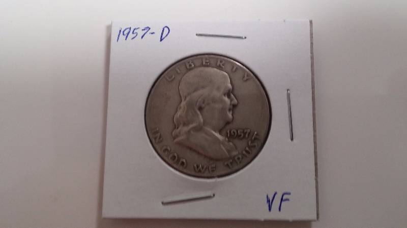 1957 D Franklin Half Dollar