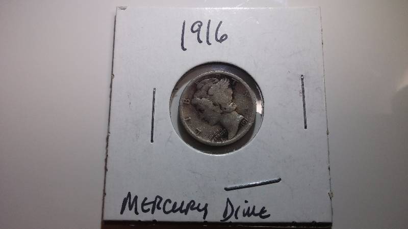 100 Year Old 1916 Silver Dime