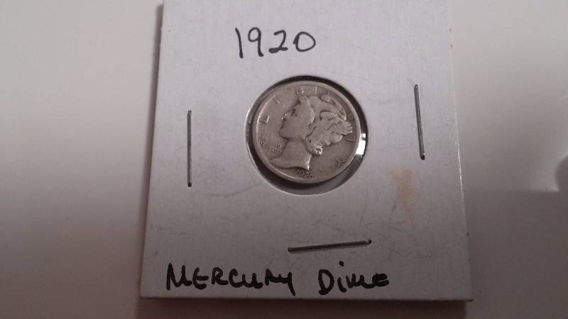 1920 Mercury Dime