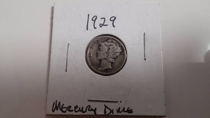 1929 Mercury Dime
