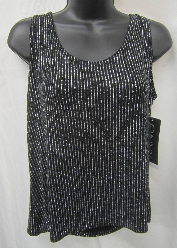 BLACK AND SILVER TOP AND JACKET NEW WITH TAGS