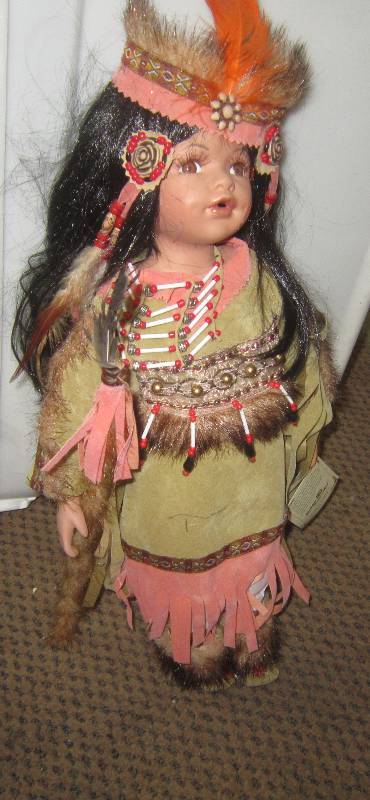 20 Golden Keepsake Native American Doll NEW Nuna