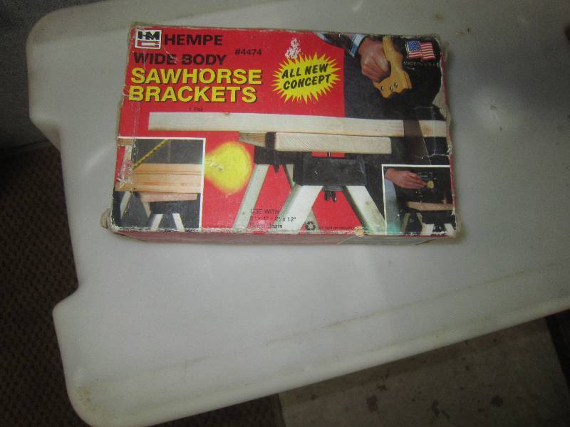 Hempe Sawhorse Brackets New in Box