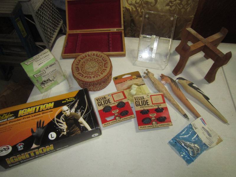 Plant Stand, Velvet Wood Box, Wool Cutter, Velva Glide for Chairs, Covered Basket, Plastic Stand, Animal Pens, MISC