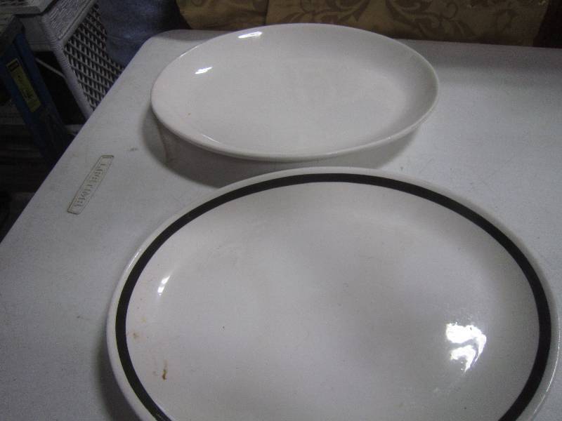 2 Restaurant Platters Medallions Sterling China