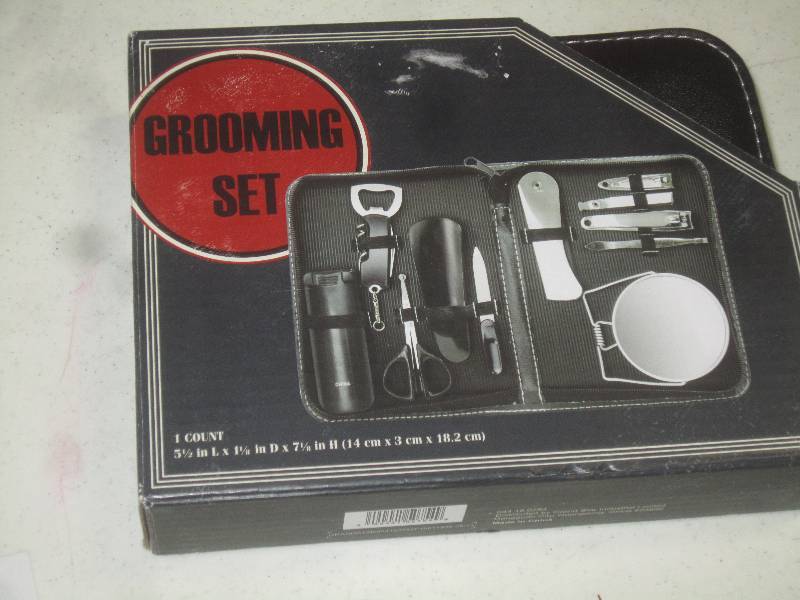Leather Grooming Set New