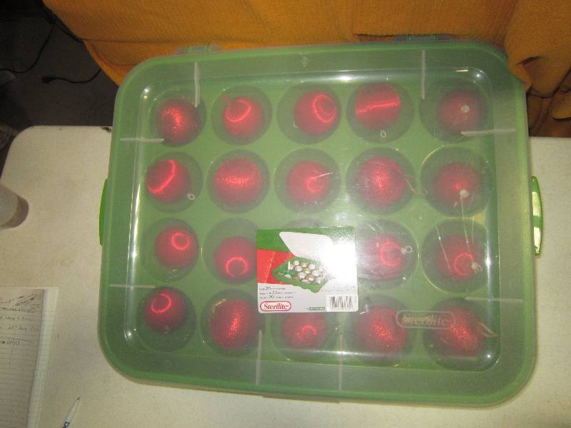 Christmas Tray & 20 Ornaments