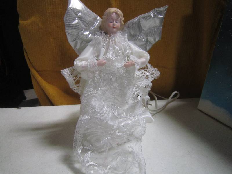 Christmas Light Animated Angel untested