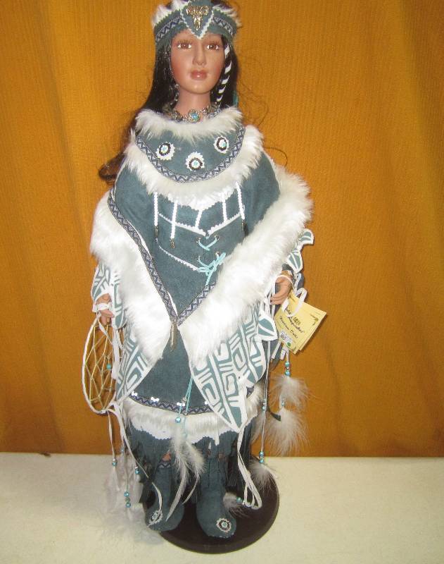 Indian Doll Golden Keepsake Blue Spirit 28 High