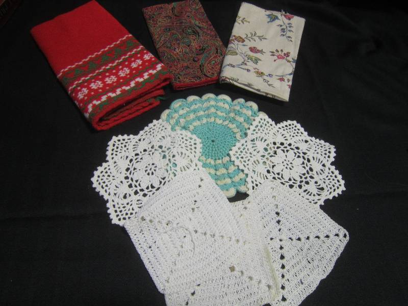 Towels and Doilies and Napkins