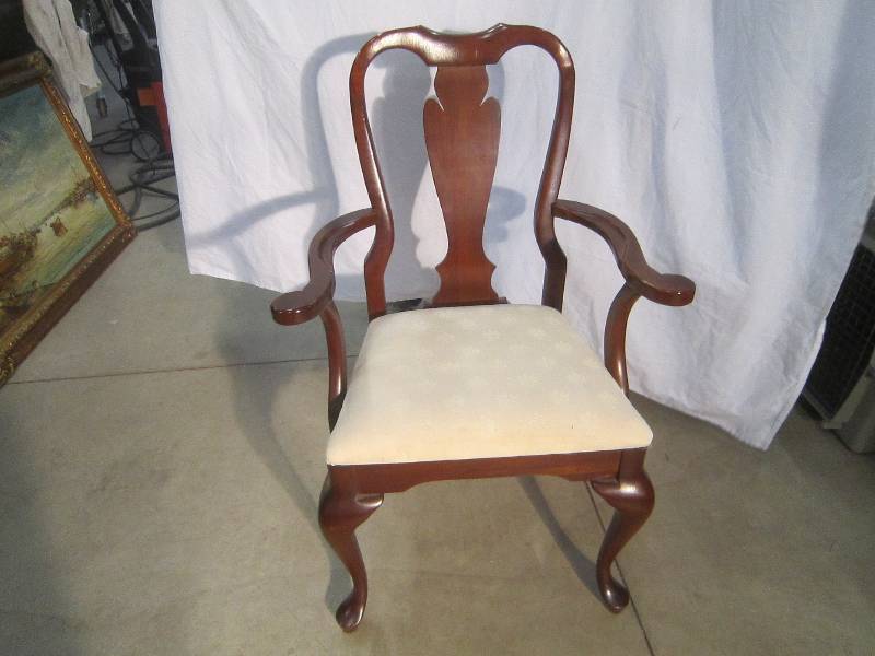 Set of 6 Cherry Dining Roon Chairs Matches Lot 130, 131,
