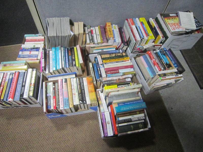 LARGE LOT OF BOOKS.