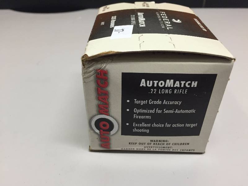 FEDERAL AMMO .22 325 RDS