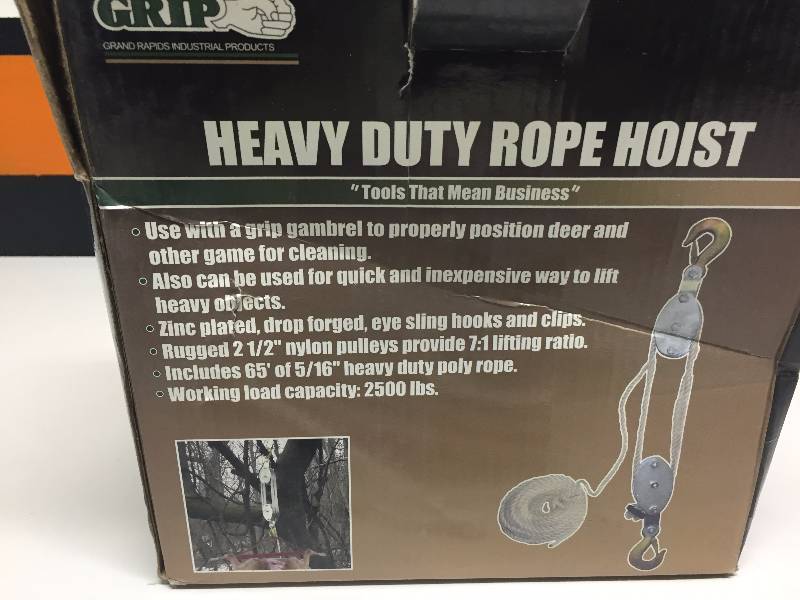 ROPE HOIST HEAVY DUTY
