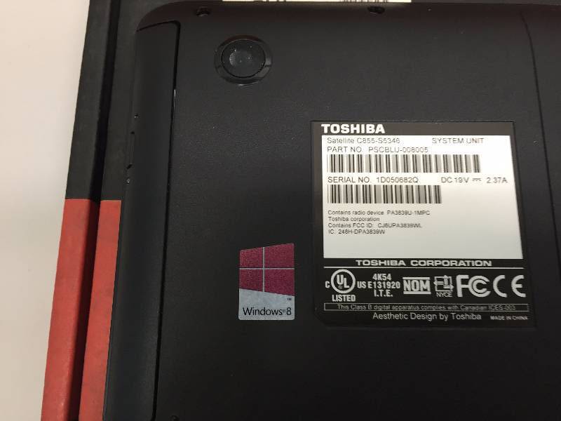 TOSHIBA LAPTOP