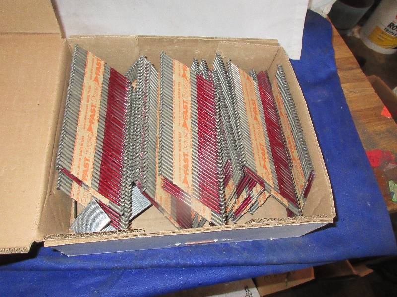 34 BOX OF BRAD NAILS